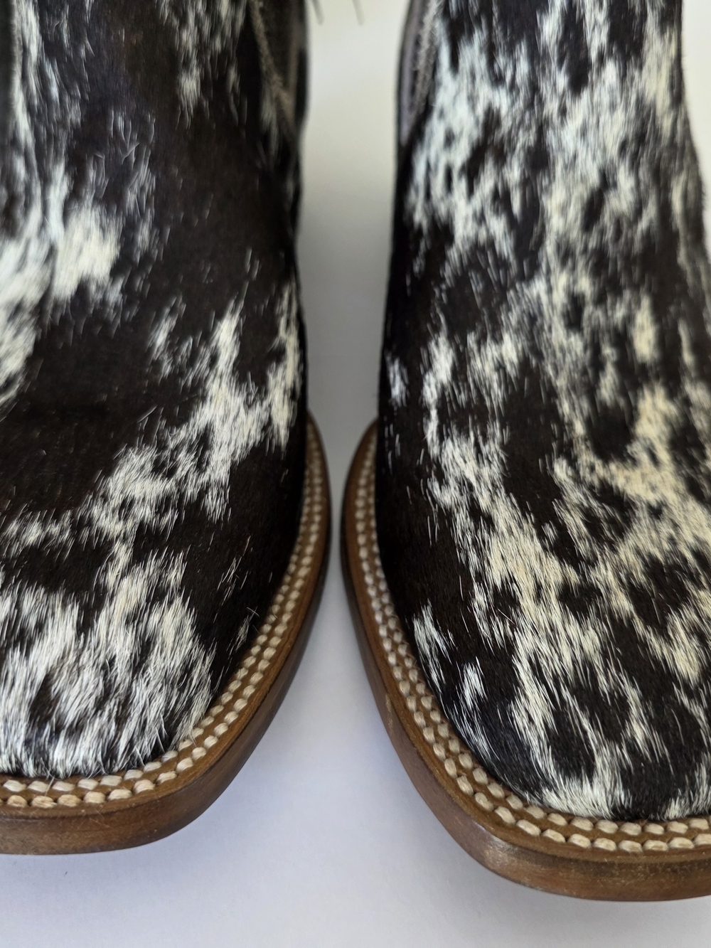 Stiefeld Aurora Hair On Hide Western Ankle Boots Womens 8.5 NEW - Picture 6 of 17